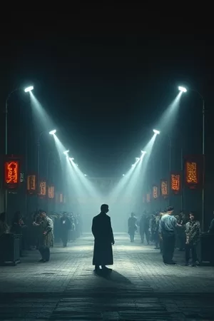 《荒原信使》竖版封面，一辆越野车穿行在无人的戈壁公路上
