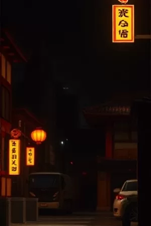 剧集《长夜收信人》竖版封面，台灯下摊开的旧信封与钢笔